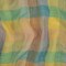 1 Yard Rainbow Checkered Linen Scrim Fabric for Blouses Dresses Dusters and Drapery